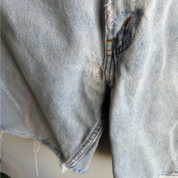 Levi's orange tag Women's Light Blue Jean Shorts - Picture 4 of 8